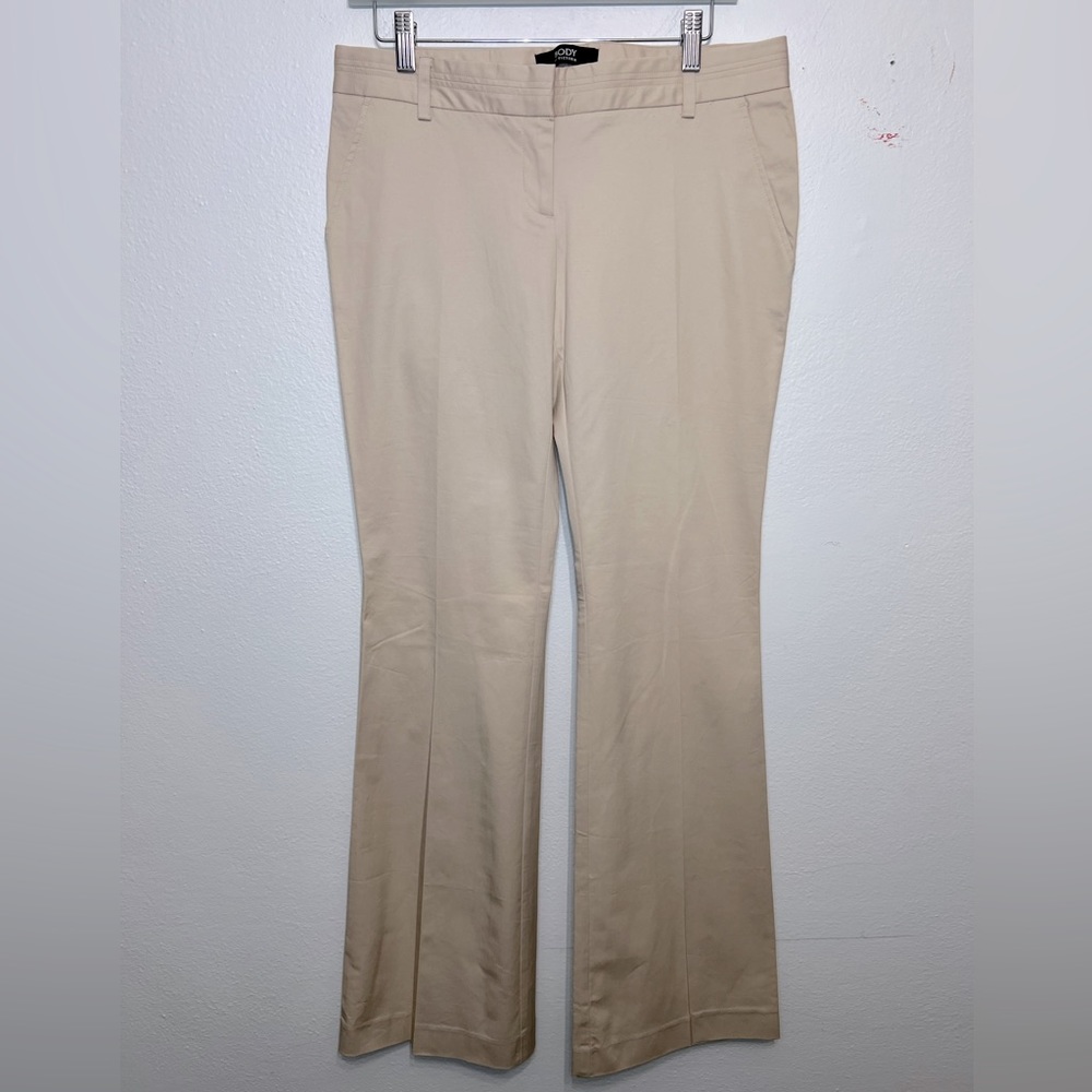 Victorias Secret Body By Victoria The Kate Fit Low Rise Flare‎ Hem Khaki 8 Long